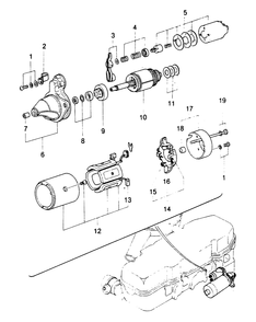 Starter Diagram and Parts List for 1009-A  Generac Welder