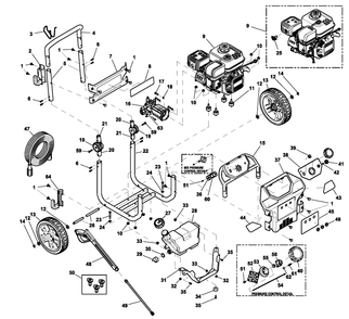 Part Location Diagram of 0K0439 Generac Pressure Switch