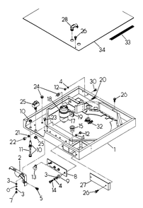Blower Shroud Diagram and Parts List for 6245-1  Generac Generator