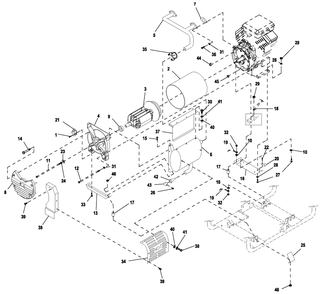 Ev Generator 990 Gp Portable Diagram and Parts List for 0057351 (9366230 - 50058641)(2015) Generac Generator