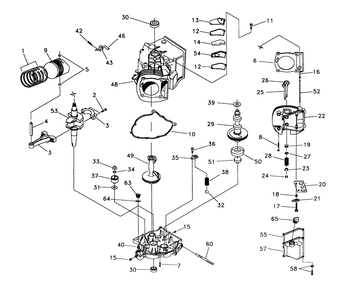 Part Location Diagram of 89280C Generac Oil Sump