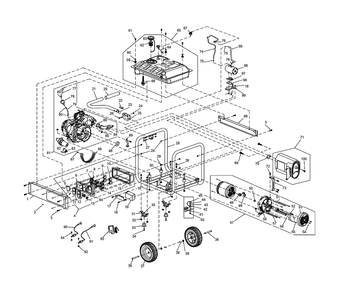 Fig-0 Diagram and Parts List for 006514R1  Generac Generator