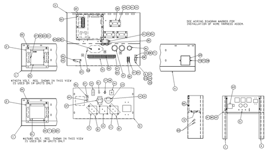 Ev Control Panel "p"1.6l Diagram and Parts List for 0041260 (3167756 - 3214478)(2014) Generac Generator