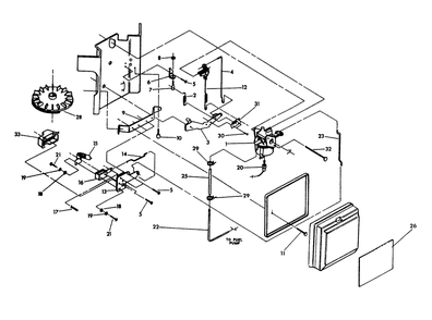 Gasoline Carburetor Diagram and Parts List for 9290-3  Generac Generator