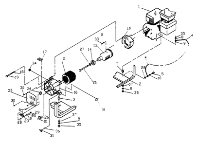 B&s Engine Sv-2400 Ac Generator - No. 91311 Diagram and Parts List for SV2400 (9716-0)(9716-0) Generac Generator