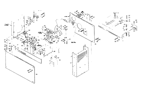 Part Location Diagram of 55888 Generac Bracket, Linkage Guide