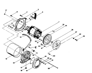 Generator Diagram and Parts List for 9348-0  Generac Generator