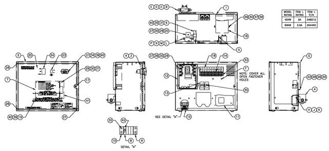 R-200c 3600 Rpm 2.4l Diagram and Parts List for QT06024ANSN (5147588 - 5307536)(2009) Generac Generator
