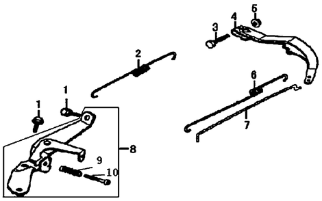Control System Diagram and Parts List for 0060001 (8276464A - 9292217A)(2014) Generac Generator