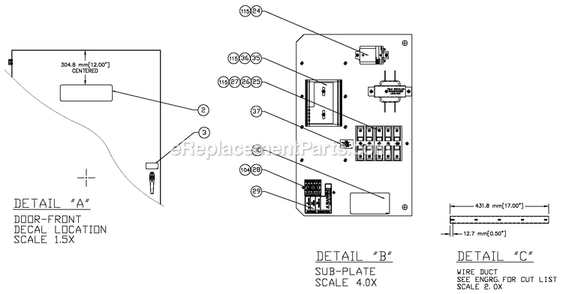 Av Rtsr/V 600a (2) Diagram and Parts List for RTSR600A3 (9525545)(2016) Generac Generator