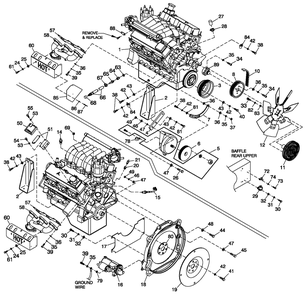 Ev Engine Common Parts 3.0l Hsb Diagram and Parts List for 0049175 (4163305 - 4269489)(2007) Generac Generator