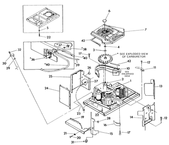 Part Location Diagram of A4456 Generac 3/8-inch Special Lock Washer