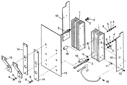 Part Location Diagram of 56945 Generac Capacitor Assembly