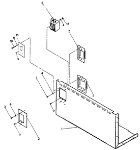 Circuit Breaker Diagram and Parts List for 9706-0  Generac Generator