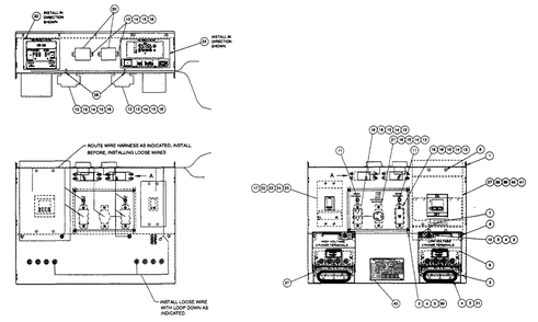 Receptacle Panel Diagram and Parts List for 4364-1  Generac Generator