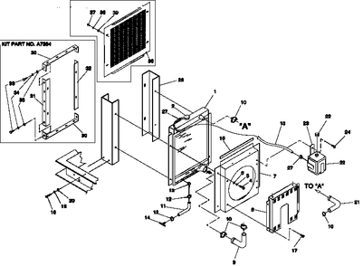 Part Location Diagram of A6190 Generac Stone Guard
