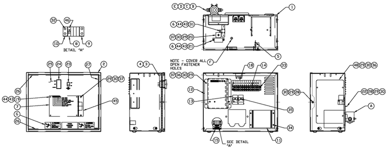 R-200 3600 Rpm 1.6l Diagram and Parts List for 0053371 (4646771 - 4786208)(2007) Generac Generator