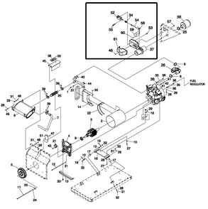 V-Twin Generators Diagram and Parts List for 0052500 (4699893 - 5773346)(2010) Generac Generator