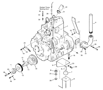 Part Location Diagram of 53443A Generac Bolt, Adapter - M8