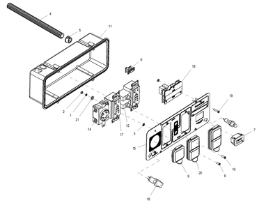 Ev C/Pnl 220 Xg Portable Diagram and Parts List for 0057781 (8513565)(2013) Generac Generator