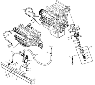 Fuel System Diagram and Parts List for 0049173 (4060531 - 4148058)(2005) Generac Generator