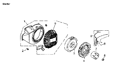Part Location Diagram of 0J35220153 Generac Coil Assy., Ignition