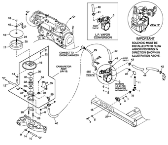 Fuel System Ng/Lpv 1.5l C1 Cpl Diagram and Parts List for QT02015ANAN (4299342 - 4407867)(2006) Generac Generator