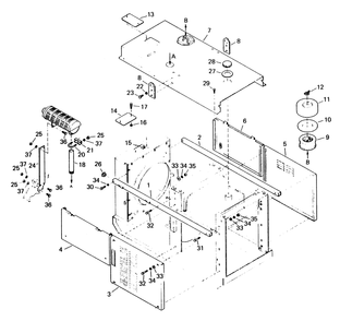 Part Location Diagram of 50272 Generac Cap, Fuel Tank