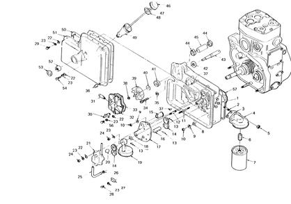 Sump And Sump Cover Diagram and Parts List for 6980-0  Generac Generator