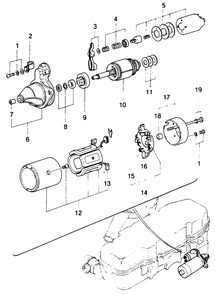 Starter Diagram and Parts List for 1009-C  Generac Welder