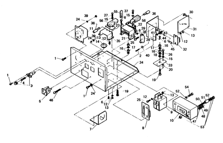 Control Panel Diagram and Parts List for 6872-0  Generac Generator
