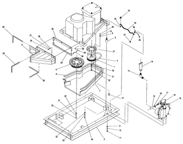 Part Location Diagram of 064-91297 Generac Ground Wire