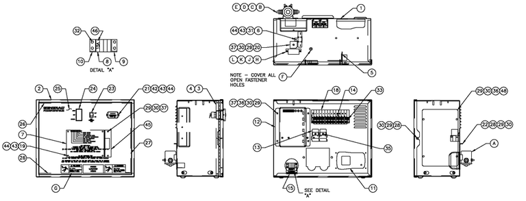 Av R-200 3600 1.6l Diagram and Parts List for 0053363 (4786586)(2007) Generac Generator