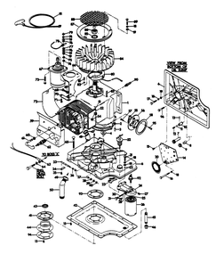 Engine Parts Diagram and Parts List for 6121-1  Generac Generator