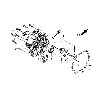 Part Location Diagram of 0J58620202 Generac Seal; oil