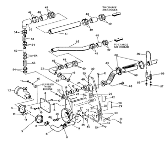 Turbocharger Diagram and Parts List for 9690-0  Generac Generator