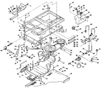Base And Pulley Diagram and Parts List for 9010-0  Generac Generator