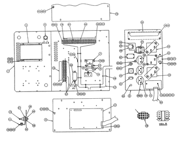 Control Panel Diagram and Parts List for 9303-8  Generac Generator