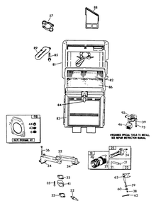 V-Twin Engine Parts (Part 3) Diagram and Parts List for 9208-0  Generac Generator