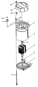 A-C Generator Diagram and Parts List for 9008-2  Generac Generator