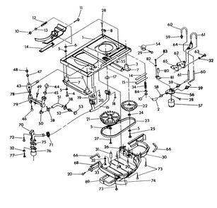 Base And Pulley Diagram and Parts List for 9428-4  Generac Generator