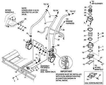 Ev Fuelsys Lpv C5 Diagram and Parts List for QT15068KVSN (4307969)(2005) Generac Generator
