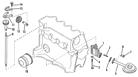 Oil Pump Diagram and Parts List for 9012-0  Generac Generator