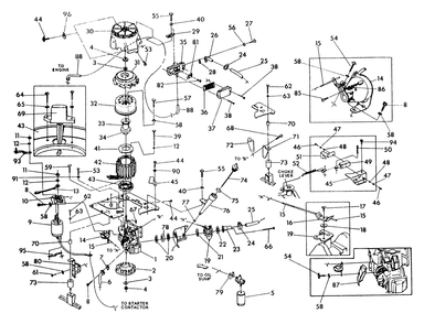 Generator Diagram and Parts List for 9890-0  Generac Generator