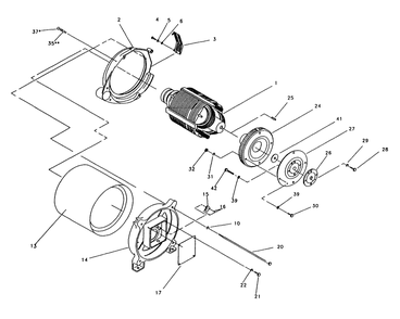 Generator Diagram and Parts List for 0590-3  Generac Generator