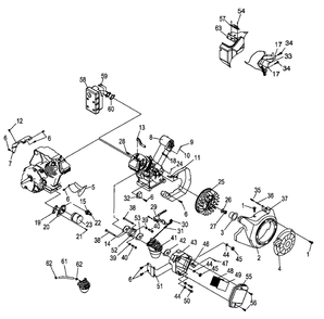 Engine Parts (0g9667) Diagram and Parts List for XP6500 (5290644 - 5290644)(2015) Generac Generator