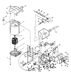 Alternator And Panel Diagram and Parts List for 9010-5  Generac Generator