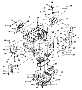 Base And Pulleys Diagram and Parts List for 9067-8  Generac Generator