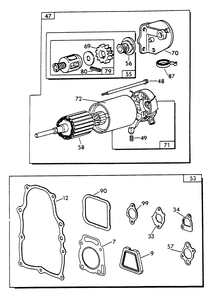 Part Location Diagram of 89965 Generac Cylinder Head Gasket