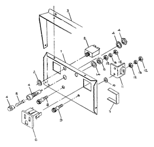 Control Panel No. 61795 Diagram and Parts List for G2450 (8773-0)(8773-0) Generac Generator
